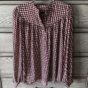 Flowy fall blouse worn once